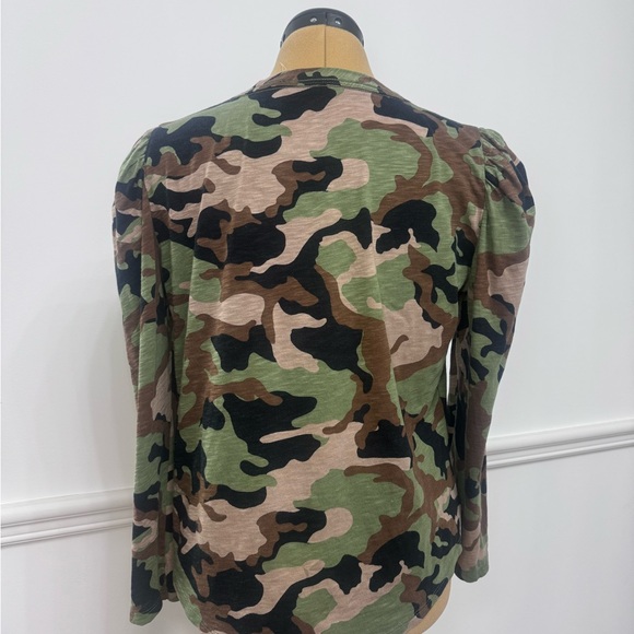 Veronica Beard Camouflage Long Sleeve Shirt - Picture 3 of 6